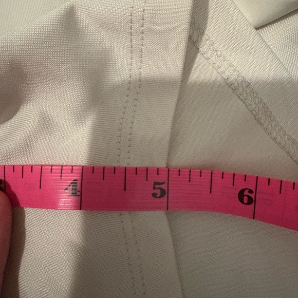 LIVI by Lane Bryant Knit Trouser Skort with 5” Inseam Shorts NWT in Birch Cream - Picture 10 of 13